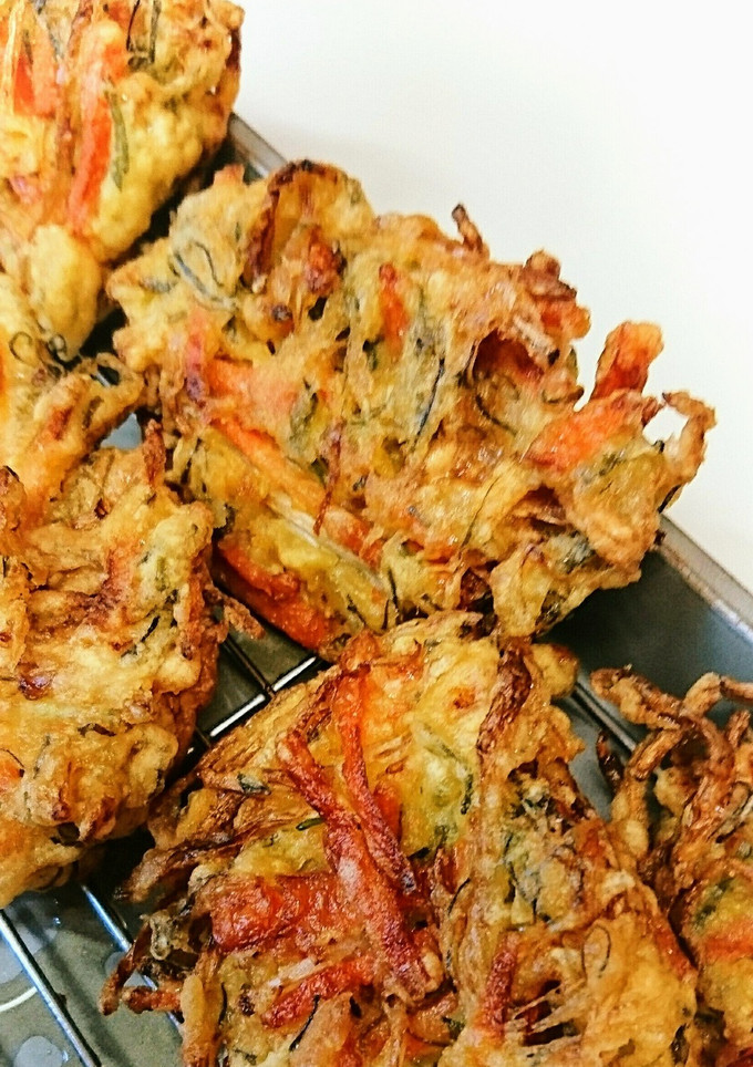もやしとめかぶのかき揚げ-レシピのメイン写真