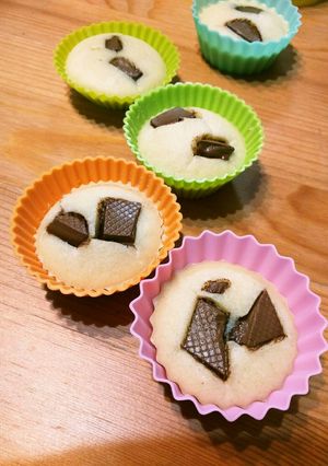 米粉入りカップケーキ！卵・バター不使用！-レシピのメイン写真