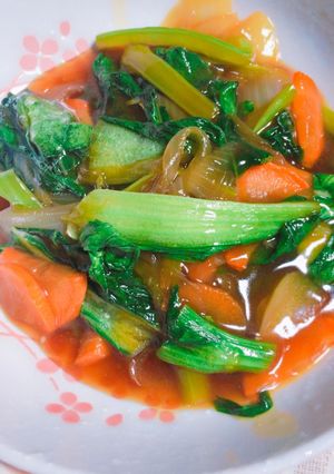 チンゲン菜の炒め物-レシピのメイン写真