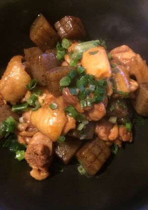 こんにゃくと鶏肉の煮物-レシピのメイン写真