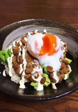 ☆アボ納豆丼☆-レシピのメイン写真