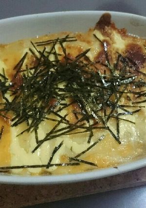 簡単!!豆腐とトロロ芋の和風グラタン!!-レシピのメイン写真