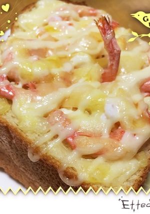 角切食パンdeポテ☆マヨ☆オリーブオイル-レシピのメイン写真