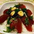 カツオの漬け丼
