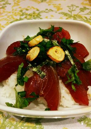 カツオの漬け丼-レシピのメイン写真
