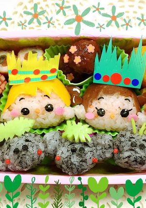 ツムツム キャラ弁 アナ雪 トロール-レシピのメイン写真