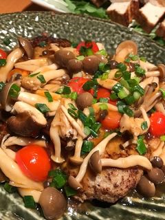 和風ハンバーグ〜きのこあんかけ〜-レシピのメイン写真