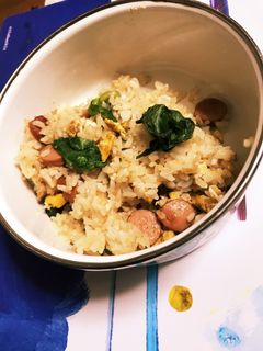 ラーメンのスープの素でレタスチャーハン!-レシピのメイン写真