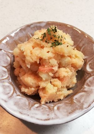 箸が止まらない!辛子明太子ポテトサラダ-レシピのメイン写真
