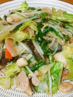 野菜たっぷり皿うどん-レシピのメイン写真