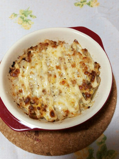 糖質制限☆ミンチと卵のチーズマヨ焼き-レシピのメイン写真