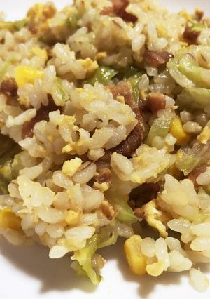 レタスとセロリの塩チャーハン-レシピのメイン写真