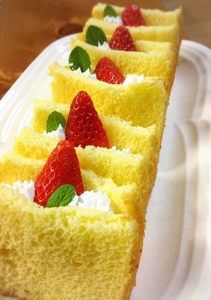 ふわっ♡しっとり♡レモンシフォンケーキ♡-レシピのメイン写真