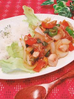 炒めるだけ!超簡単♡甘辛野菜炒め-レシピのメイン写真
