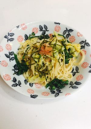 春キャベツとブロッコリーの明太子パスタ-レシピのメイン写真
