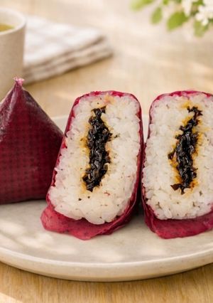 ゆかりの野菜シートのおにぎり-レシピのメイン写真