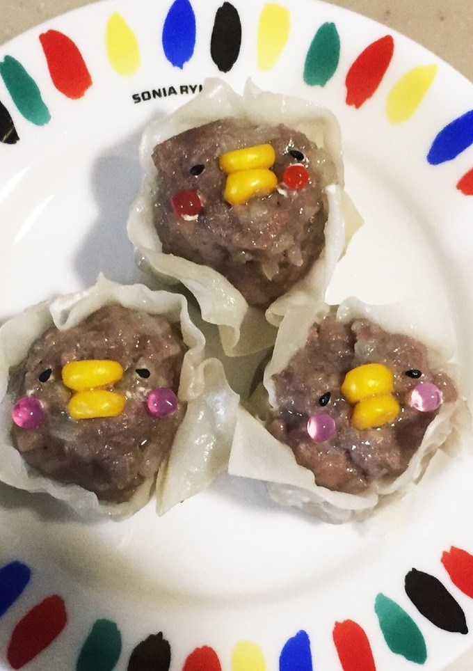 【簡単】キャラ弁 おかず ピヨピヨ焼売-レシピのメイン写真
