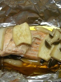 鮭ときのこのホイル焼き-レシピのメイン写真