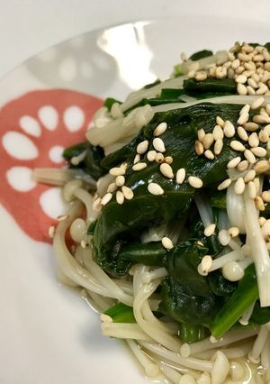 簡単‼ほうれん草とエノキのおひたし-レシピのメイン写真