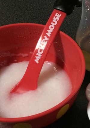 レンジで簡単☆離乳食初期のズボラ10倍粥-レシピのメイン写真