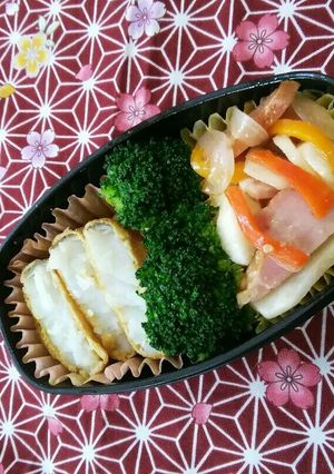 お弁当日記002　鱈のカレーフリッター-レシピのメイン写真