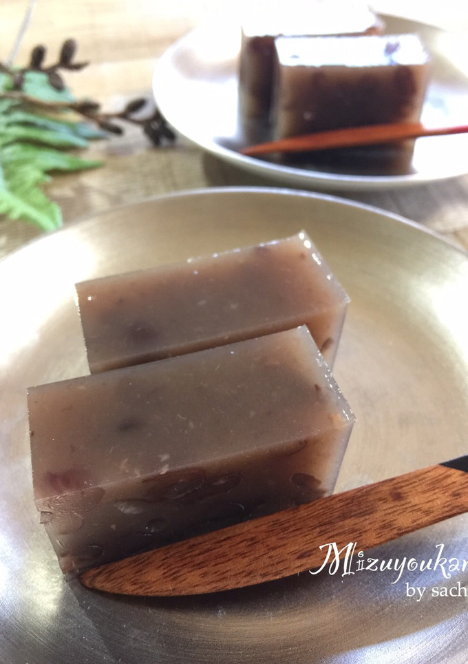 棒寒天で作る水羊羹-レシピのメイン写真
