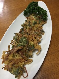 桜えび香る♪つくしとパセリのかき揚げ-レシピのメイン写真