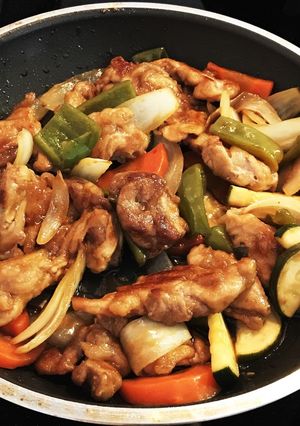 ありあわせ野菜 甘酢あんかけ 酢豚風-レシピのメイン写真