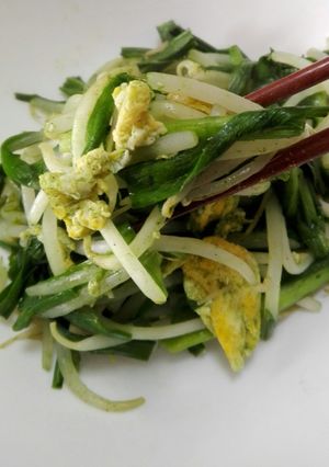 もやしとニラとたまごの炒め物-レシピのメイン写真