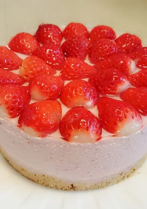 苺のレアチーズケーキ-レシピのメイン写真