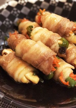 ☆エリンギとピーマンの肉巻き☆-レシピのメイン写真