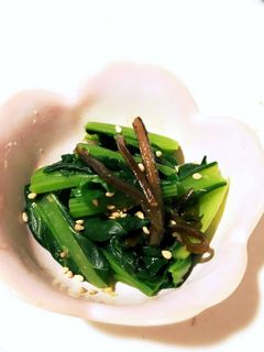 *小松菜の柚子風味*-レシピのメイン写真