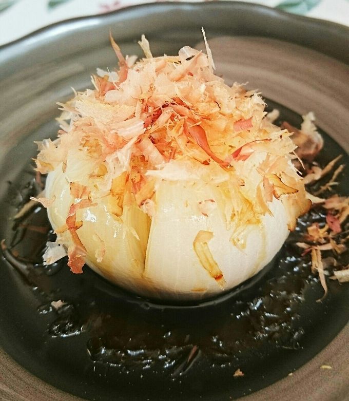 簡単 新玉ねぎのまるごとレンジ蒸し♪-レシピのメイン写真