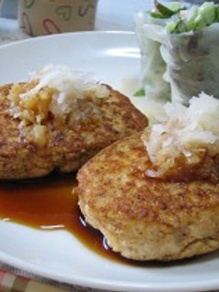 ポン酢でさっぱり豆腐ハンバーグ♪-レシピのメイン写真