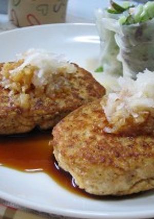 ポン酢でさっぱり豆腐ハンバーグ♪-レシピのメイン写真