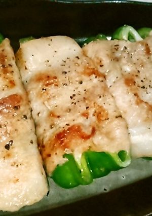 お手軽ピーマンのチーズ詰め肉巻き-レシピのメイン写真
