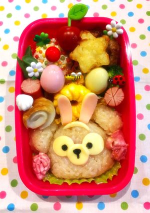 遠足お弁当キャラ弁ディズニーダッフィー-レシピのメイン写真