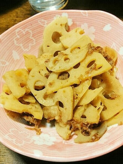 覚書⭐ 蓮根の土佐煮-レシピのメイン写真