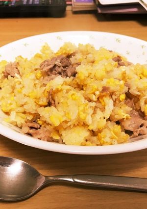 シンプル豚肉チャーハン-レシピのメイン写真