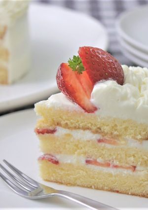 ♡スポンジケーキ♡いちごのショートケーキ-レシピのメイン写真