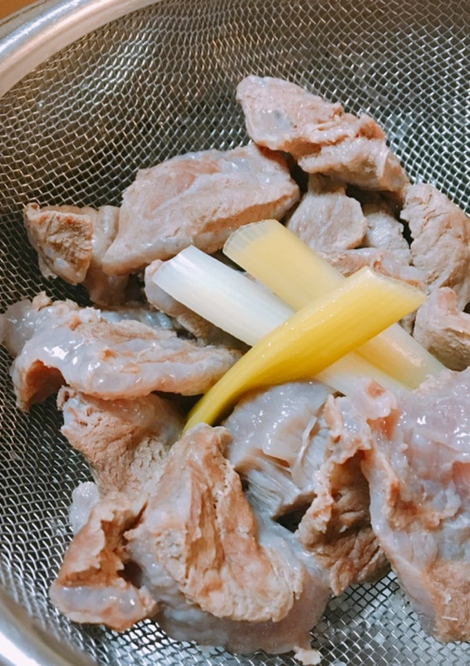 圧力鍋使用＊基本の牛すじ肉の下茹で処理-レシピのメイン写真