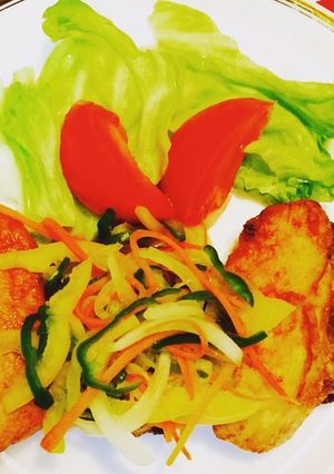 鶏肉の野菜たっぷり南蛮漬け-レシピのメイン写真