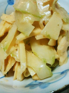簡単!セロリとりんごのシャキシャキサラダ-レシピのメイン写真