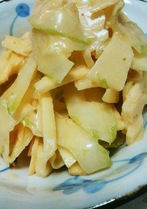 簡単！セロリとりんごのシャキシャキサラダ-レシピのメイン写真