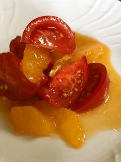 トマトとオレンジのマリネ-レシピのメイン写真