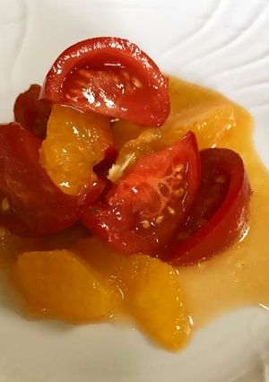 トマトとオレンジのマリネ-レシピのメイン写真