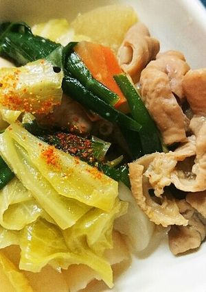 我が家の栄養満点！！モツ煮込み-レシピのメイン写真