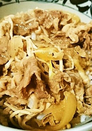 えのき入り牛丼-レシピのメイン写真
