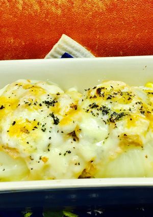 簡単！玉ねぎチーズ焼き-レシピのメイン写真