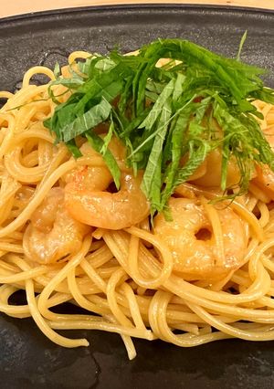 エビとホタテのバター醤油クリームパスタ-レシピのメイン写真